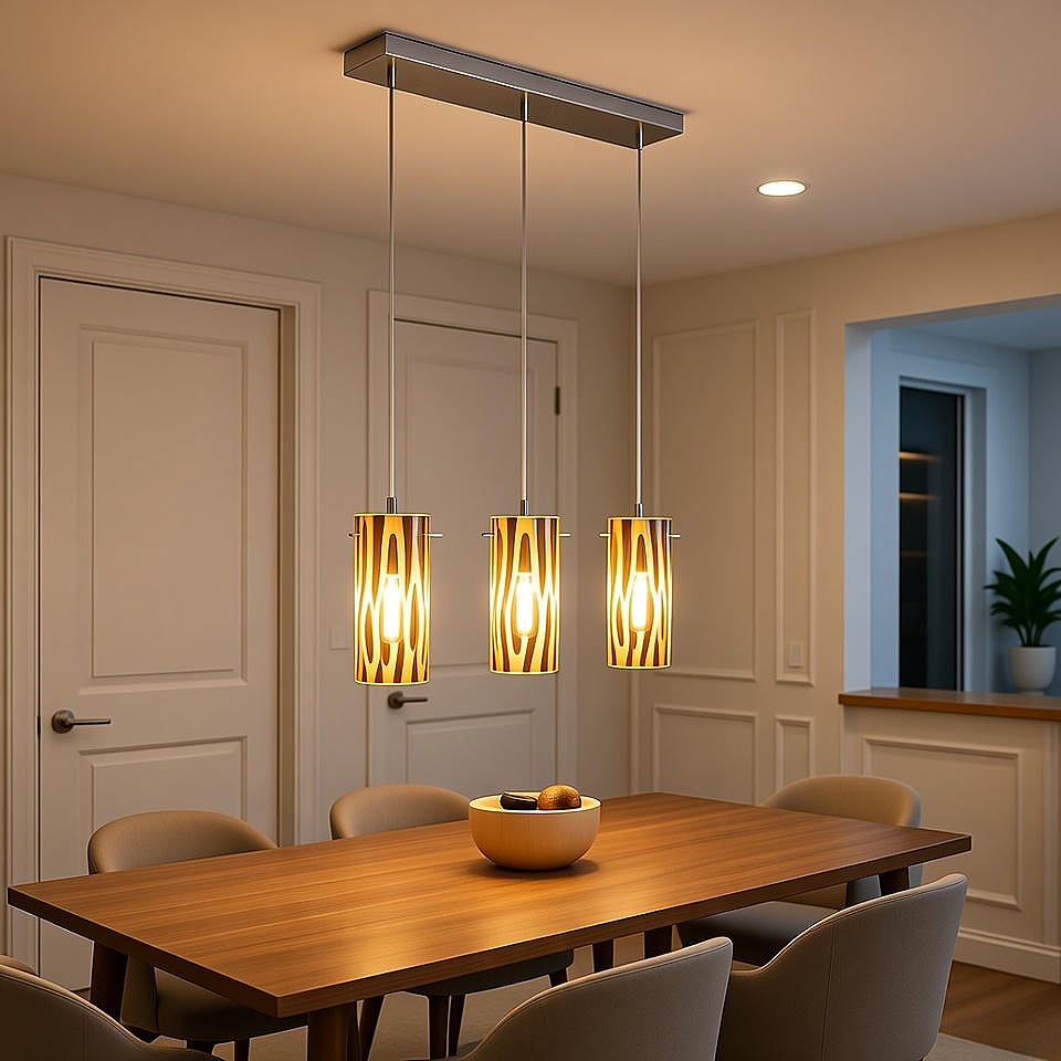 Marquee 3 light pendant