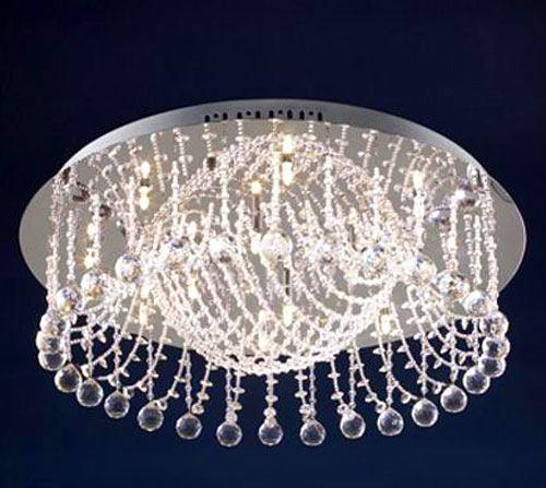 24" Grande Crown Crystal Chandelier
