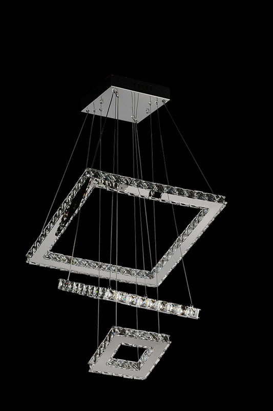 Crystalchant Triple Carre Crystal chandelier