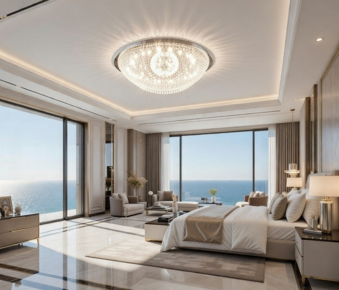 Grand Éclat Crystal Dome Chandelier