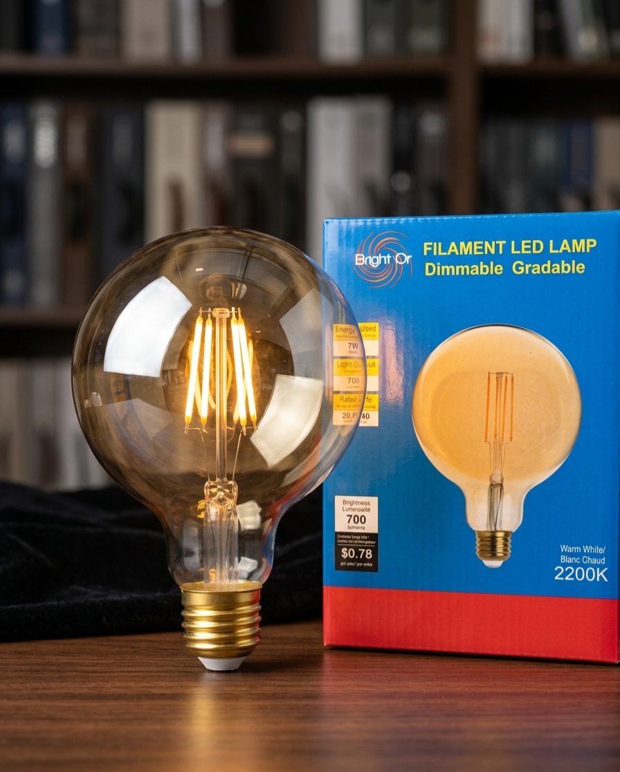 Vintage G-Shape Filament LED Globe