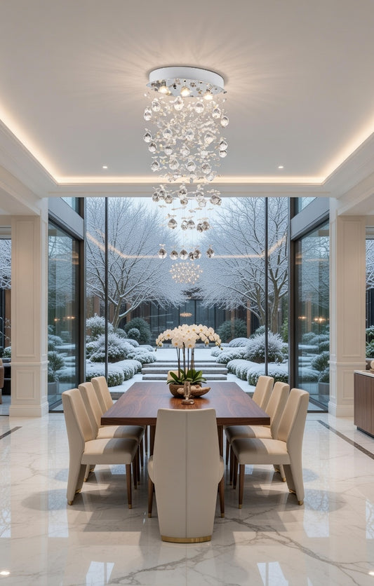 The Firenze Cascade Crystal Chandelier