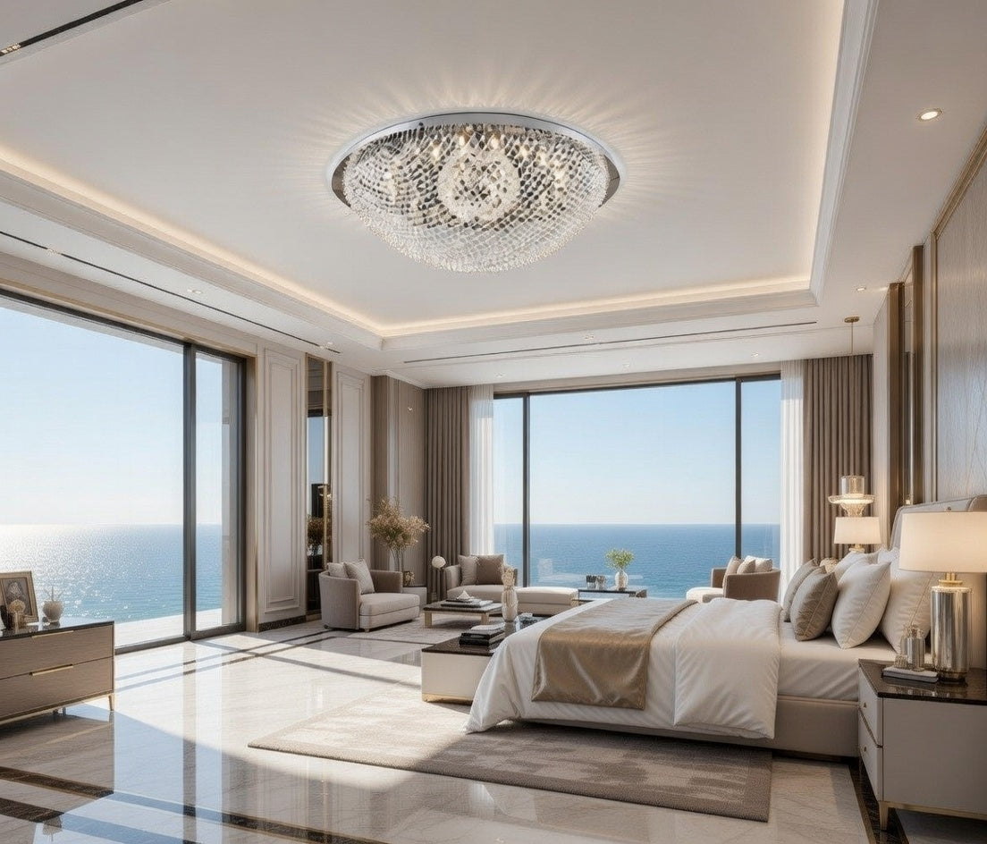 Grand Éclat Crystal Dome Chandelier