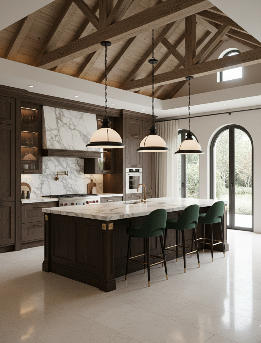 The Noir Luxe Dome wrought Iron spherical chandelier