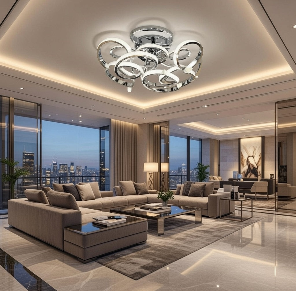 Elegante Spiral LED chandelier