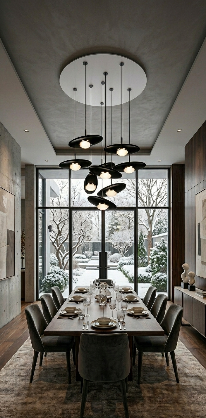 Zen  collection chandelier 9 light