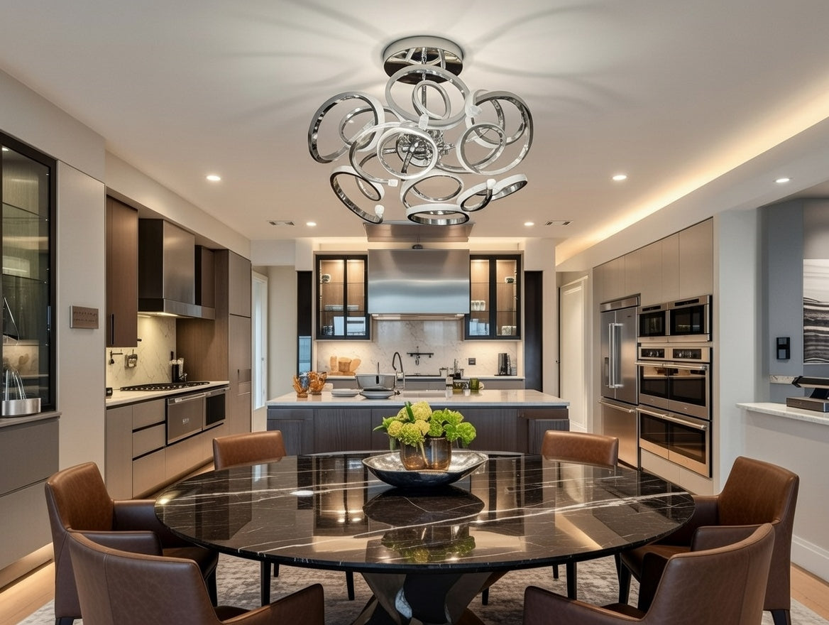 Elegante Spiral LED chandelier