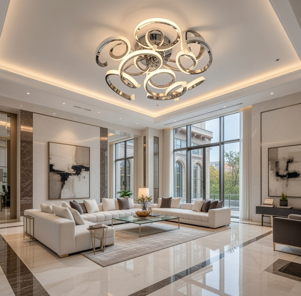 Elegante Spiral LED chandelier