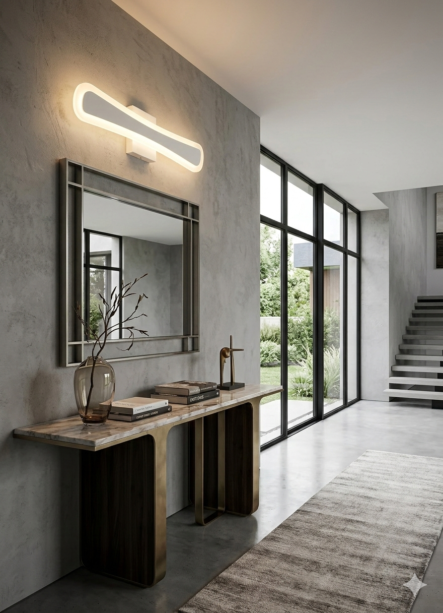 Silhouette 30” Contemporary Wall Light