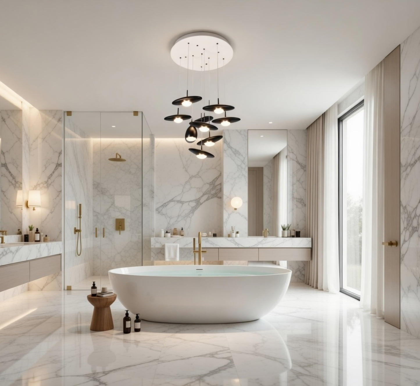 Zen  collection chandelier 9 light