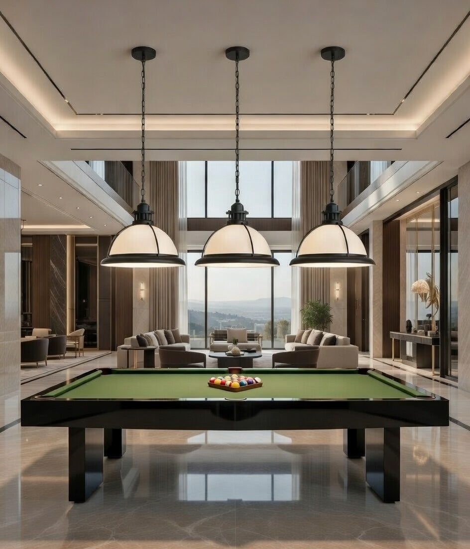 The Noir Luxe Dome wrought Iron spherical chandelier