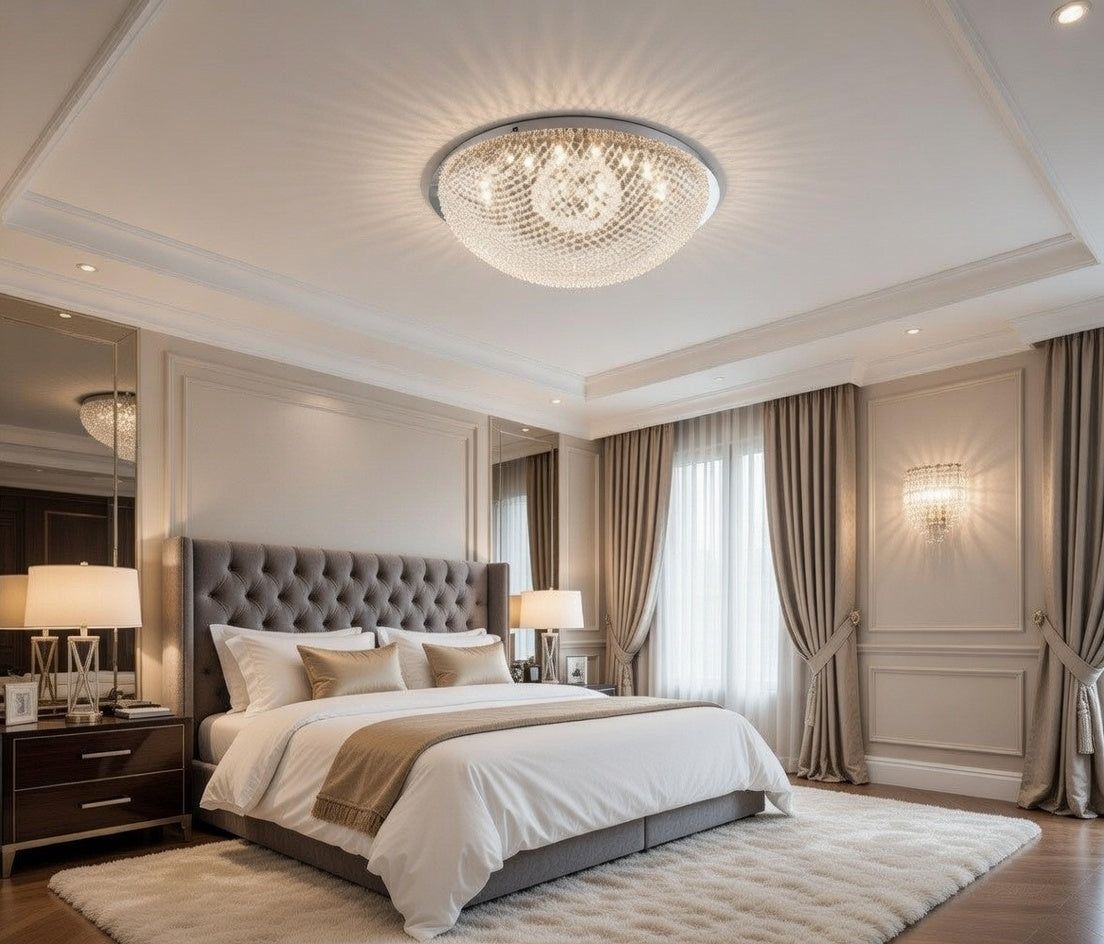 Grand Éclat Crystal Dome Chandelier