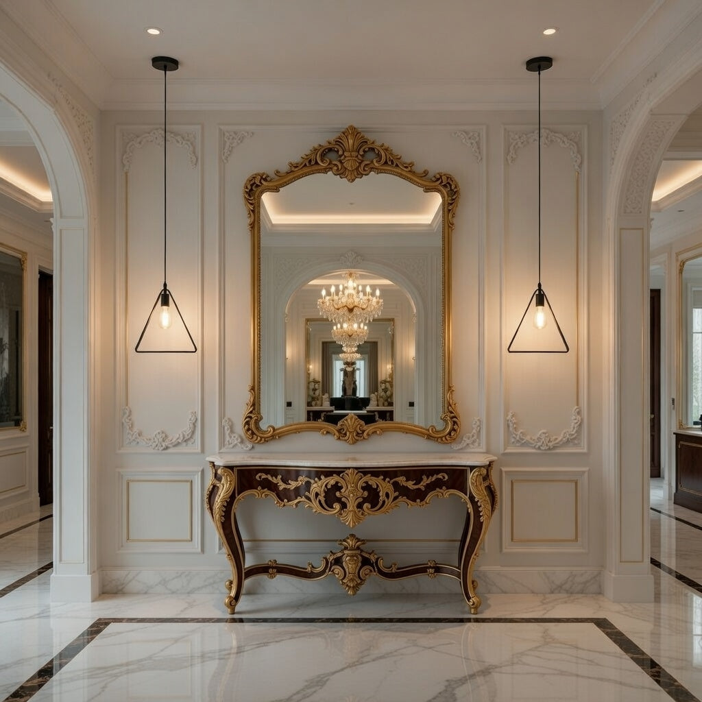 Trigonon black metal pendant