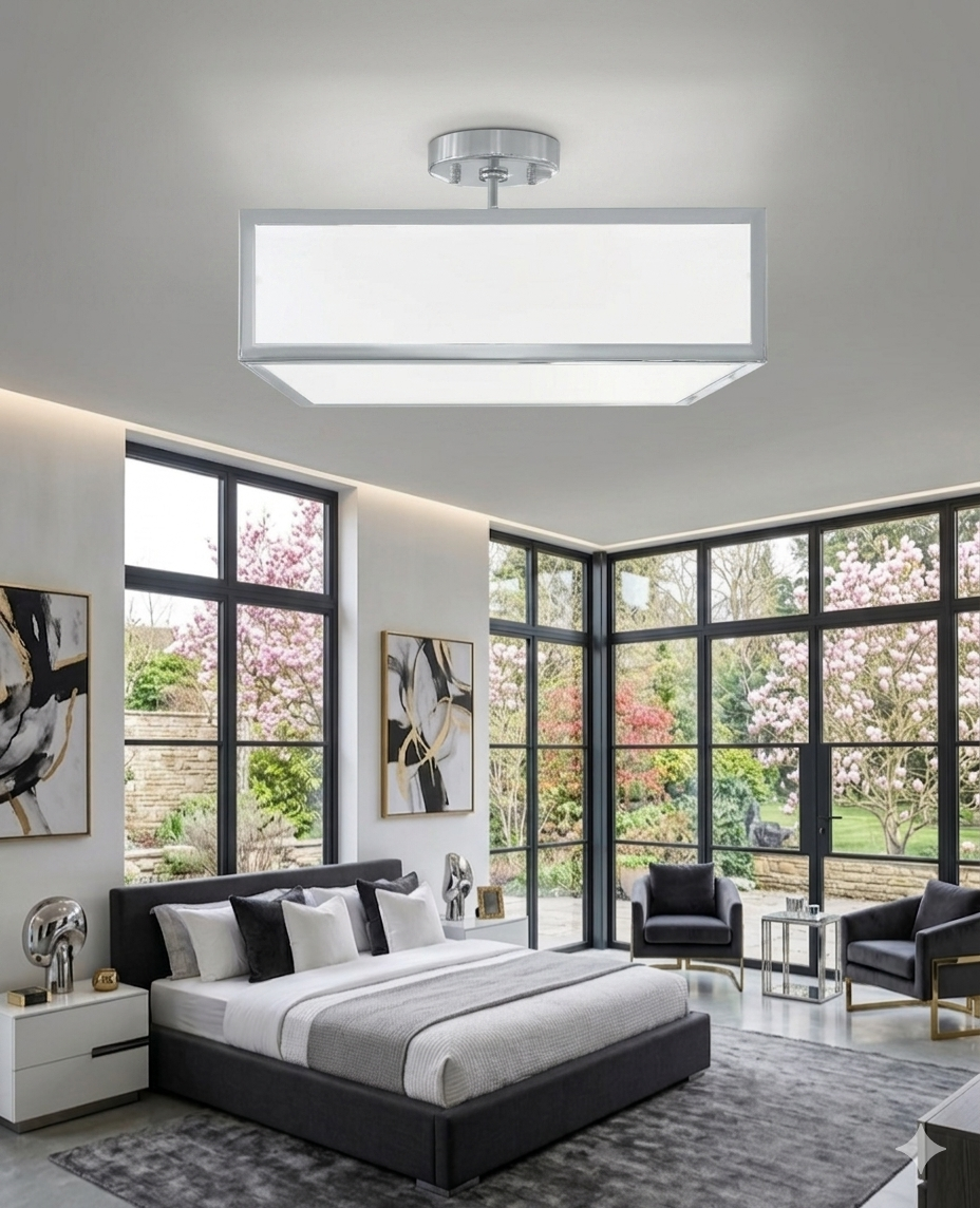Seine Semi-flush mount light fixture