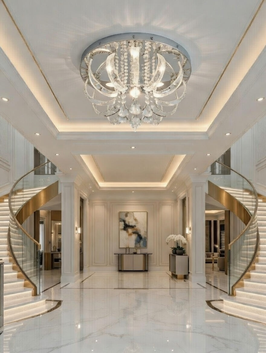Monarch Crystal Crown chandelier