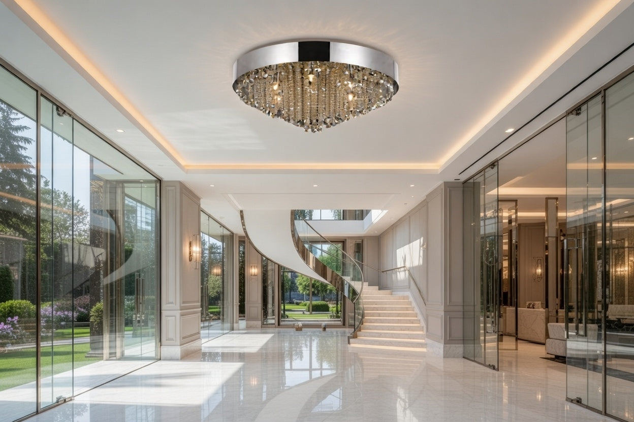 Crystalchant Champagne Sparkle Chandelier