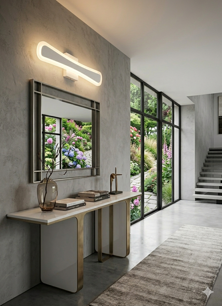 Silhouette 30” Contemporary Wall Light