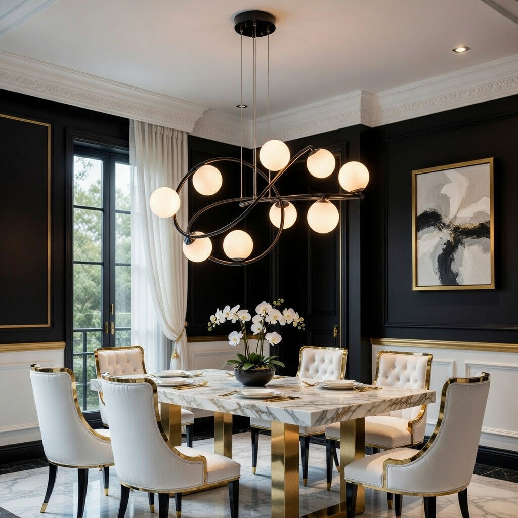Monaco  Modern European Luxury Chandelier 8 lights