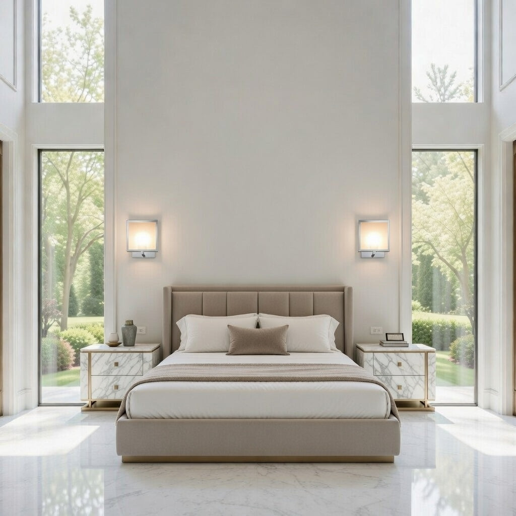 Lumière Carrée-A Modern European Glow wall sconce