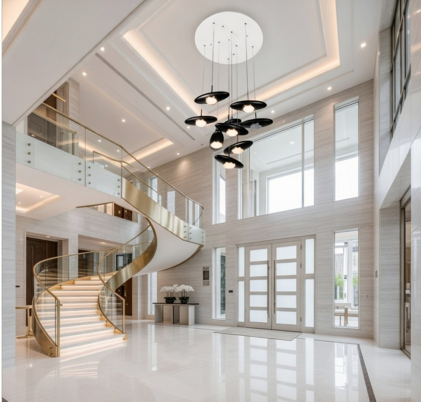 Zen  collection chandelier 9 light