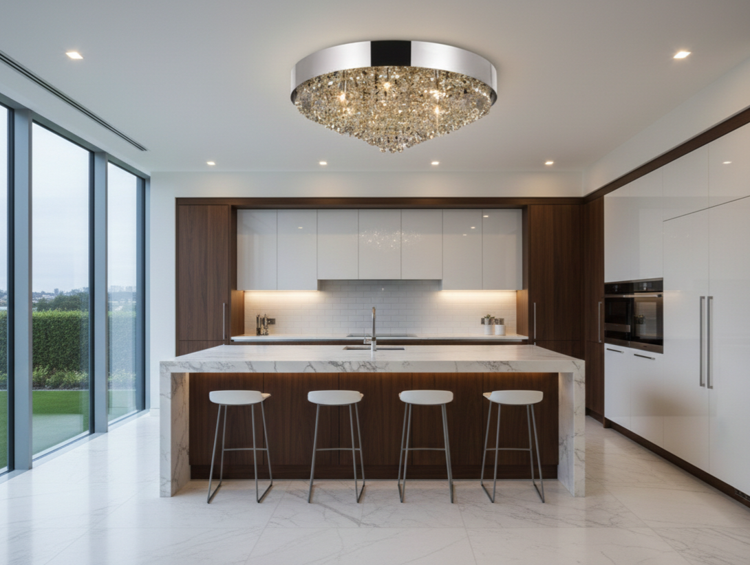 Crystalchant Champagne Sparkle Chandelier
