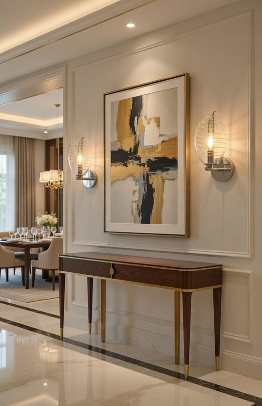 Éclat Européen™ — Contemporary Crystal Wall Sconce