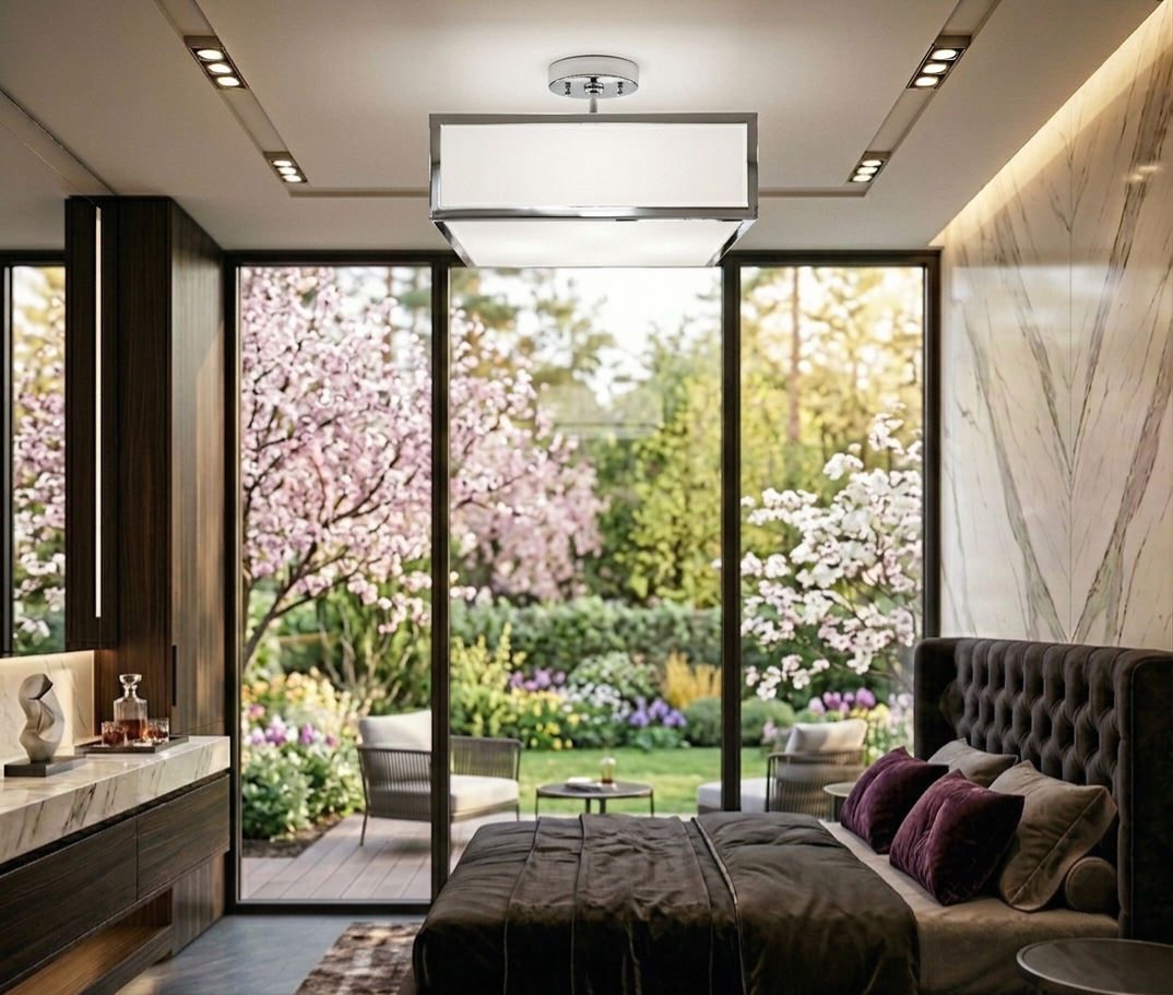 Seine Semi-flush mount light fixture