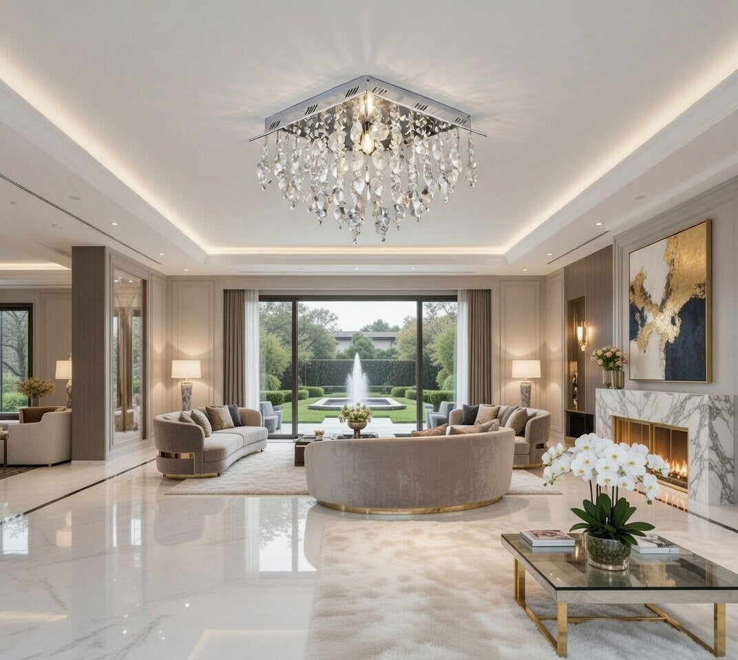 The Milano Radiance Crystal Chandelier