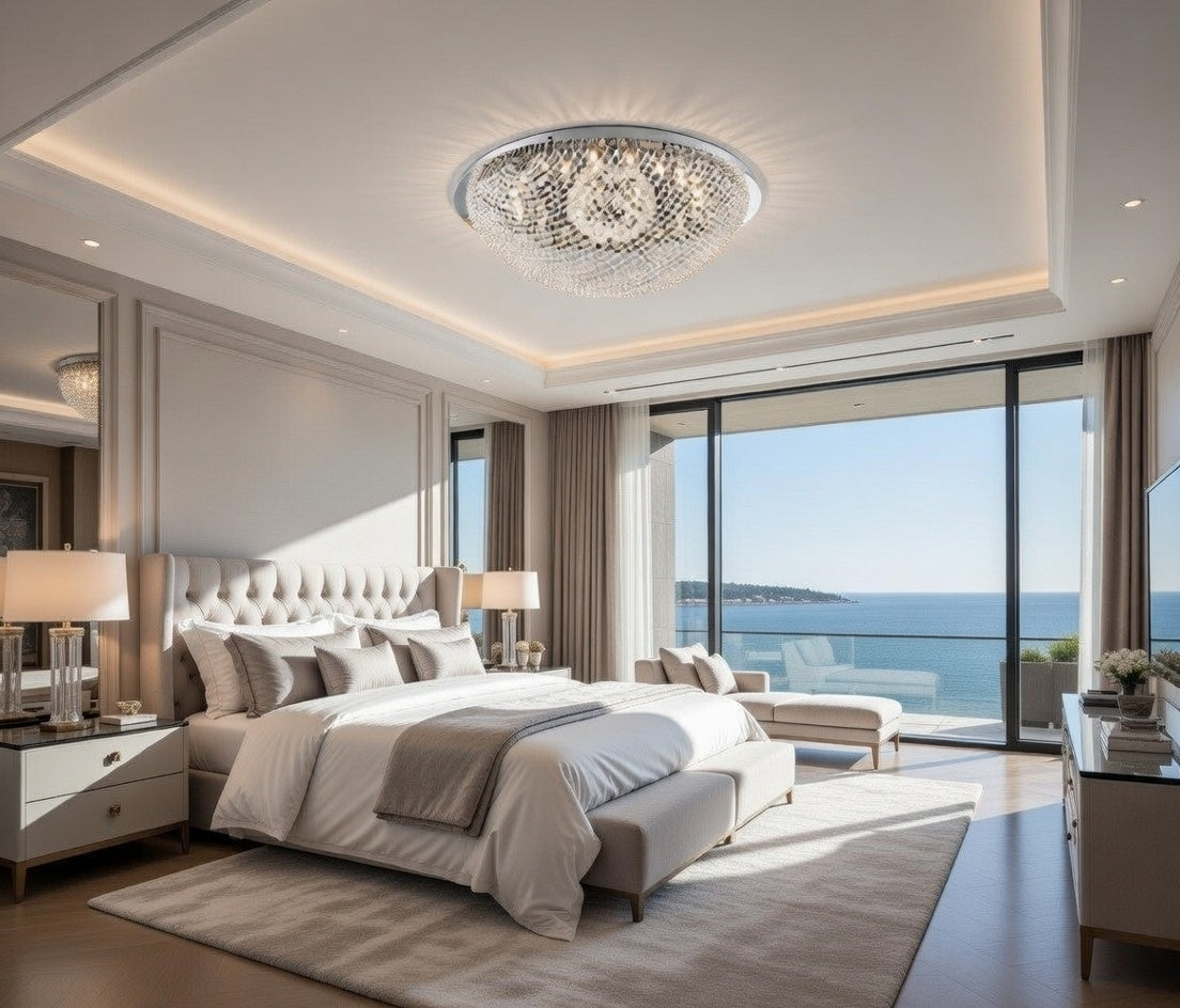 Grand Éclat Crystal Dome Chandelier