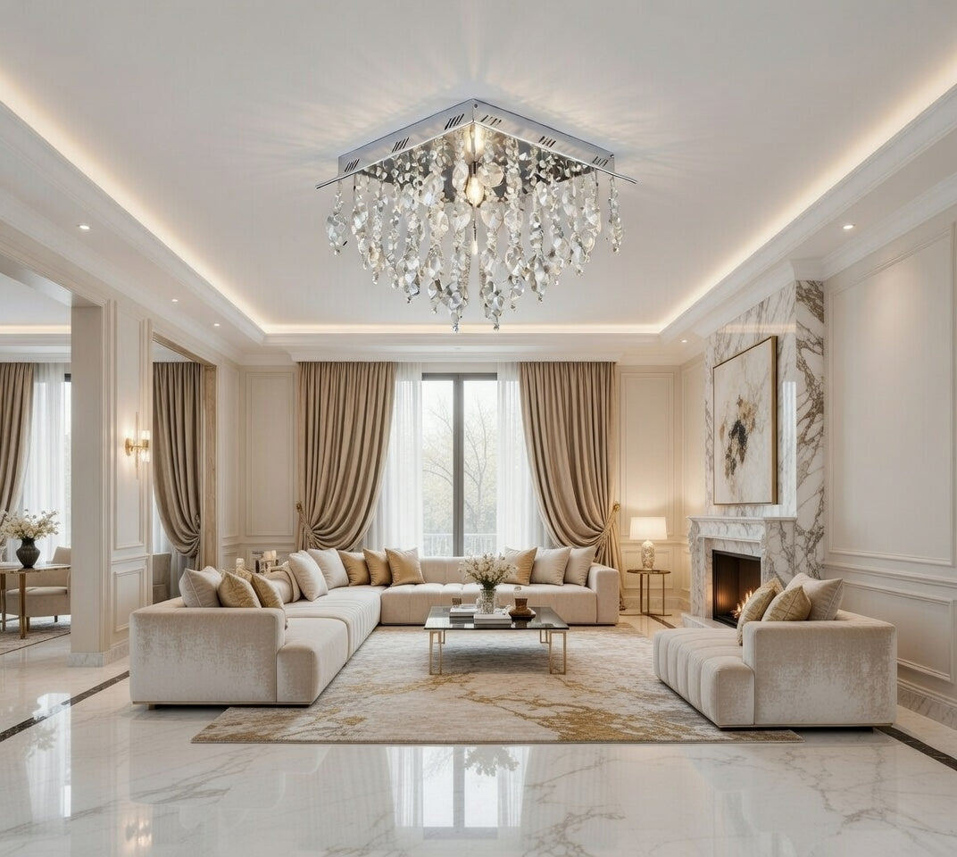 The Milano Radiance Crystal Chandelier