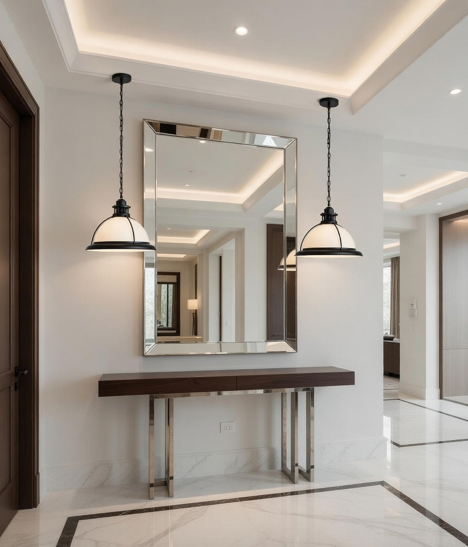 The Noir Luxe Dome wrought Iron spherical chandelier