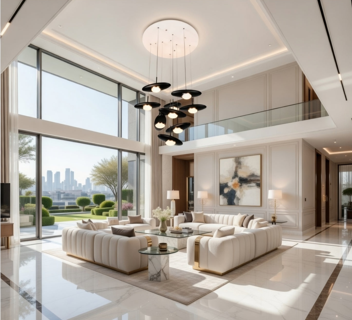 Zen  collection chandelier 9 light