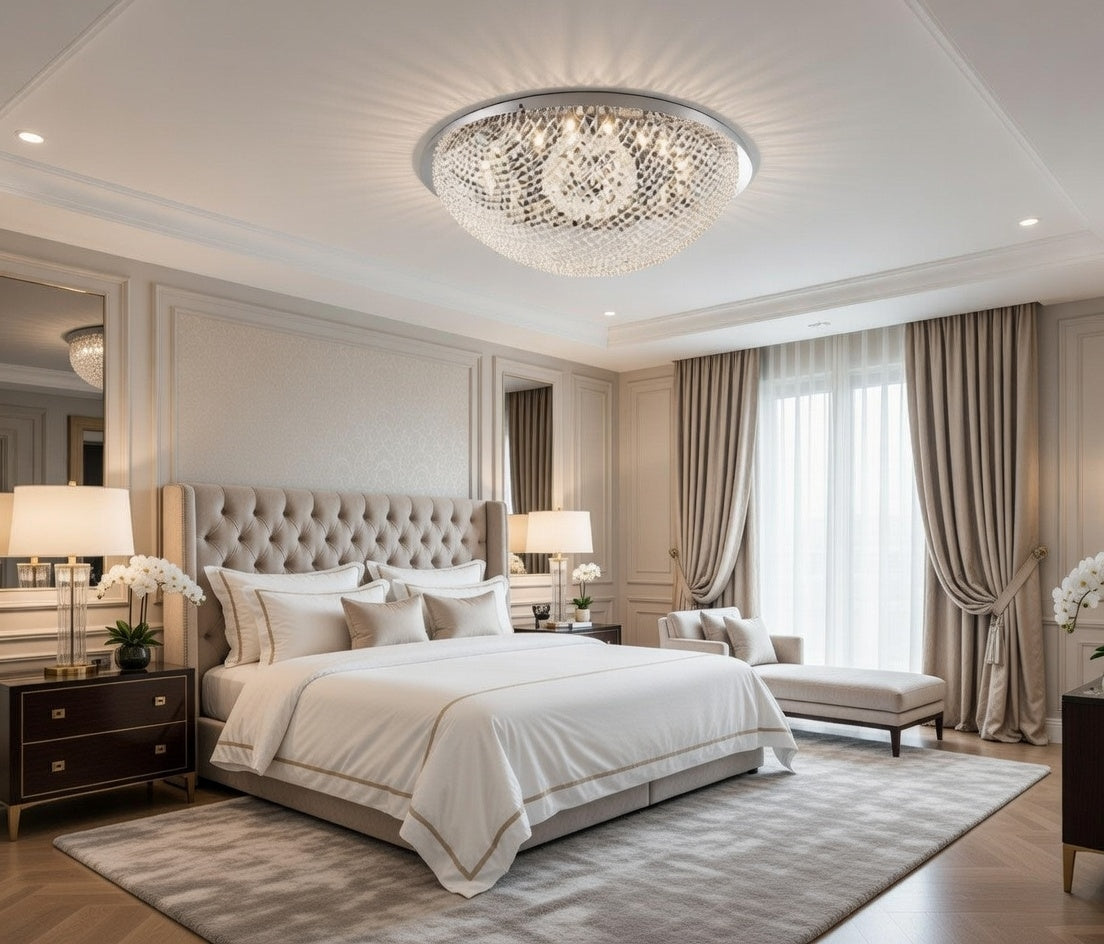 Grand Éclat Crystal Dome Chandelier