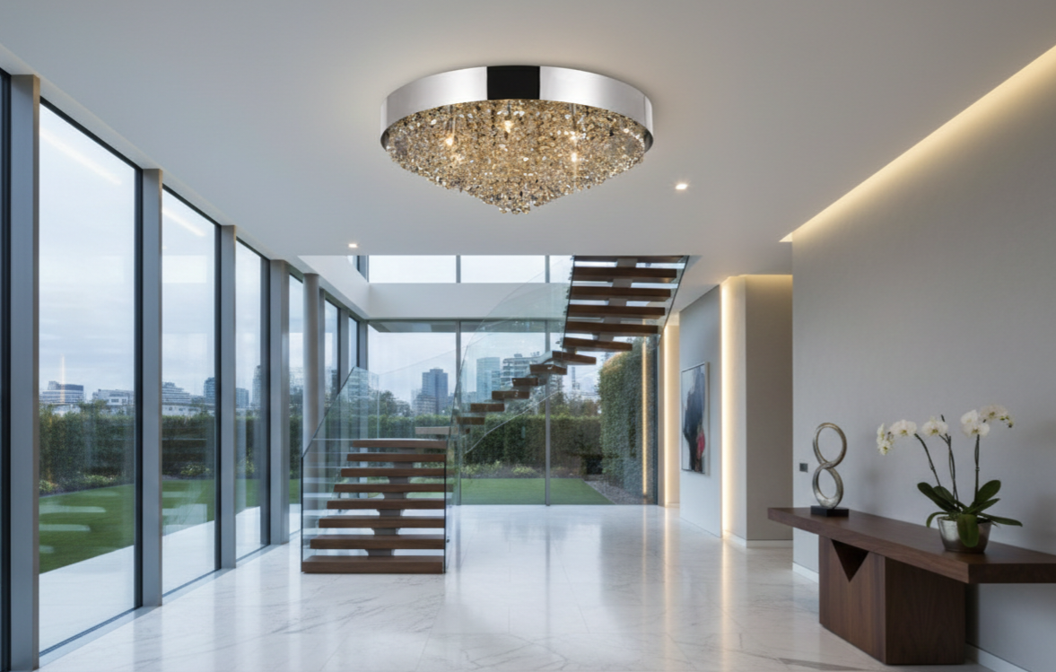 Crystalchant Champagne Sparkle Chandelier