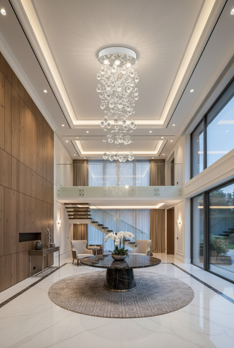 The Firenze Cascade Crystal Chandelier
