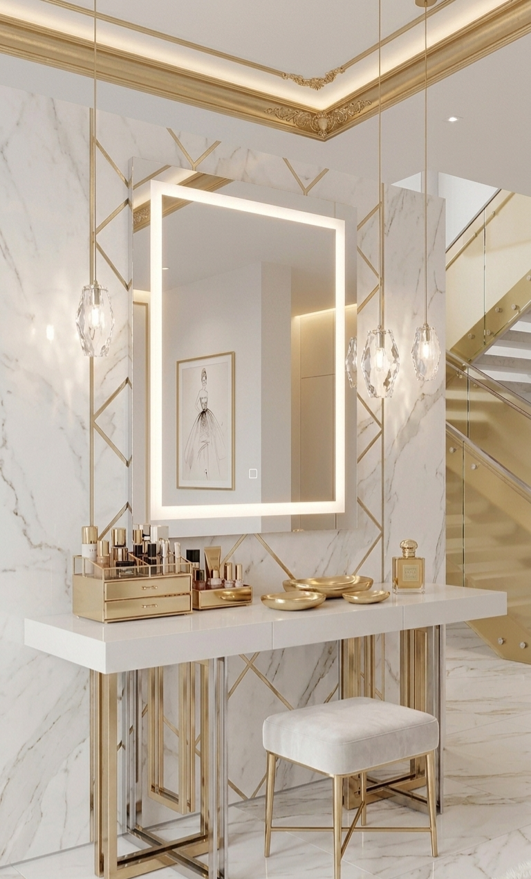 36'' Macerata rectangular mirror with LED light