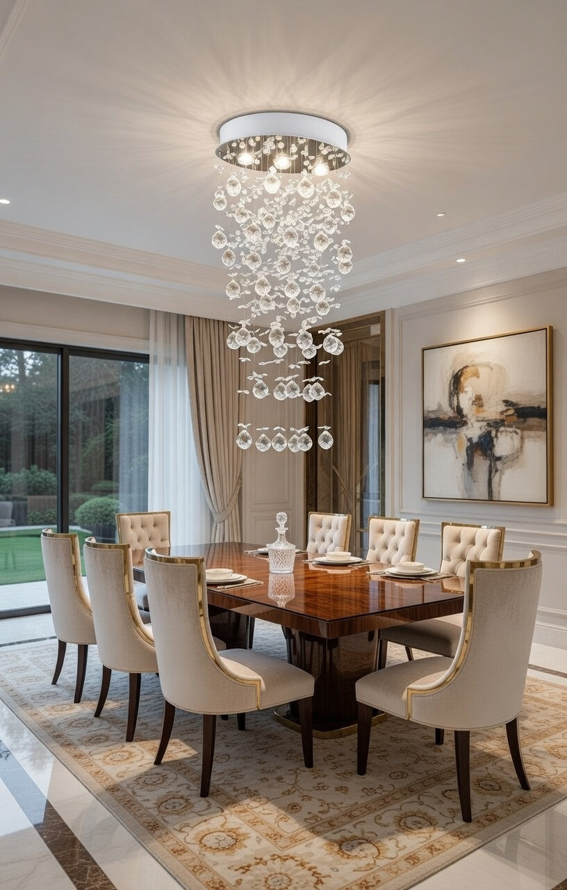 The Firenze Cascade Crystal Chandelier