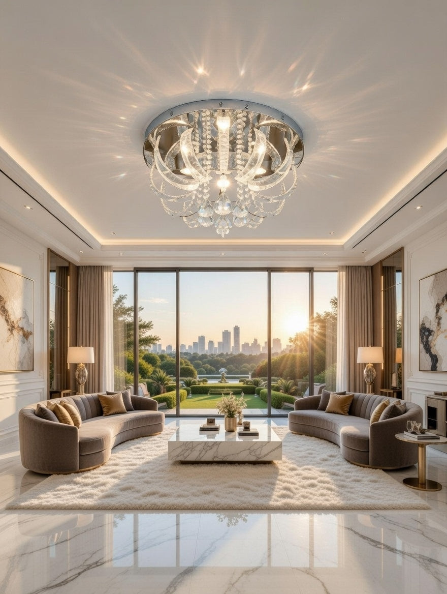 Monarch Crystal Crown chandelier