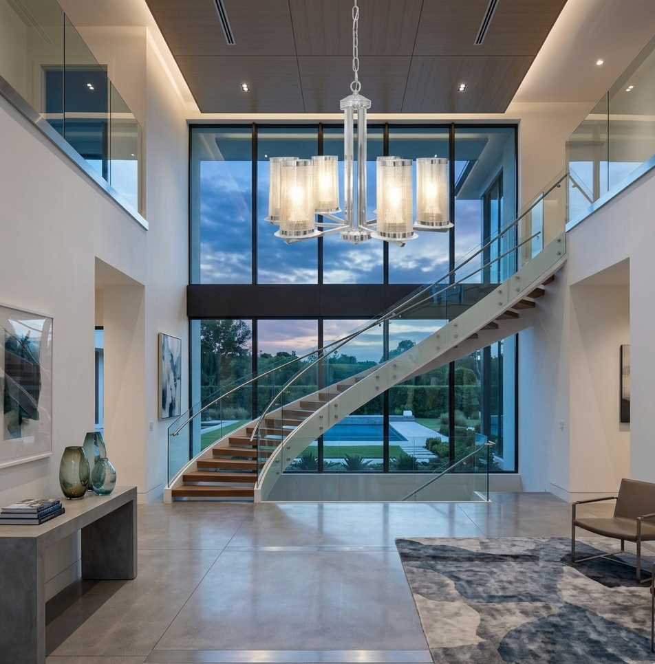 Saintonge six lights chandelier