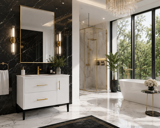 32''Monaco™ Modern Vanity with sink-Contemporary Luxury in Every Detail