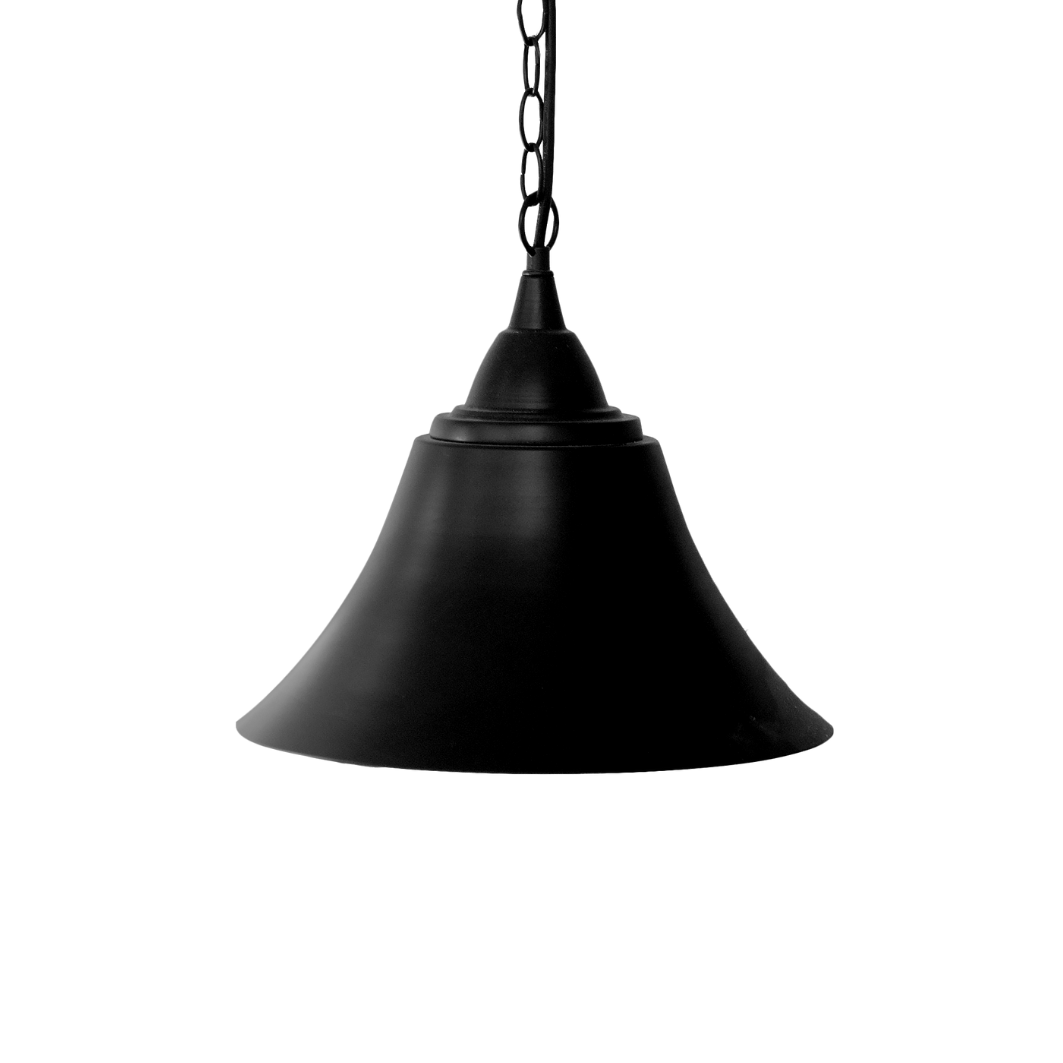 Prato black metal bell pendant
