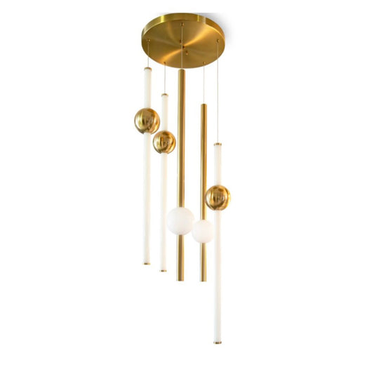 Virelle gold modern chandelier